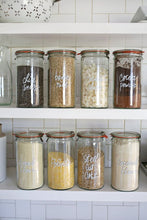 Görseli Galeri görüntüleyiciye yükleyin, Weck 1590 ml Silindir Saklama ve Konserve Kavanozu