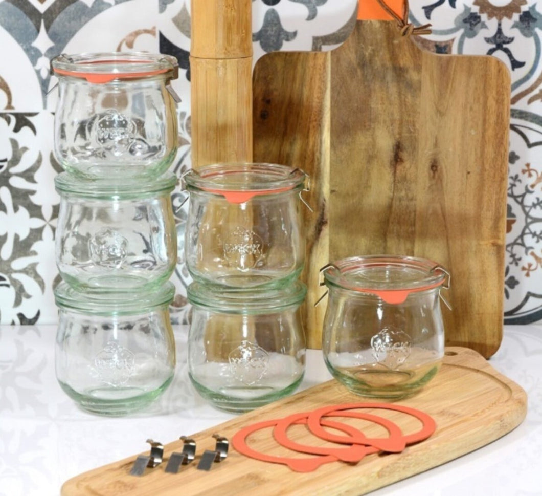 Weck 370 ml Lale Saklama Kavanoz Set ( 6 Adet )