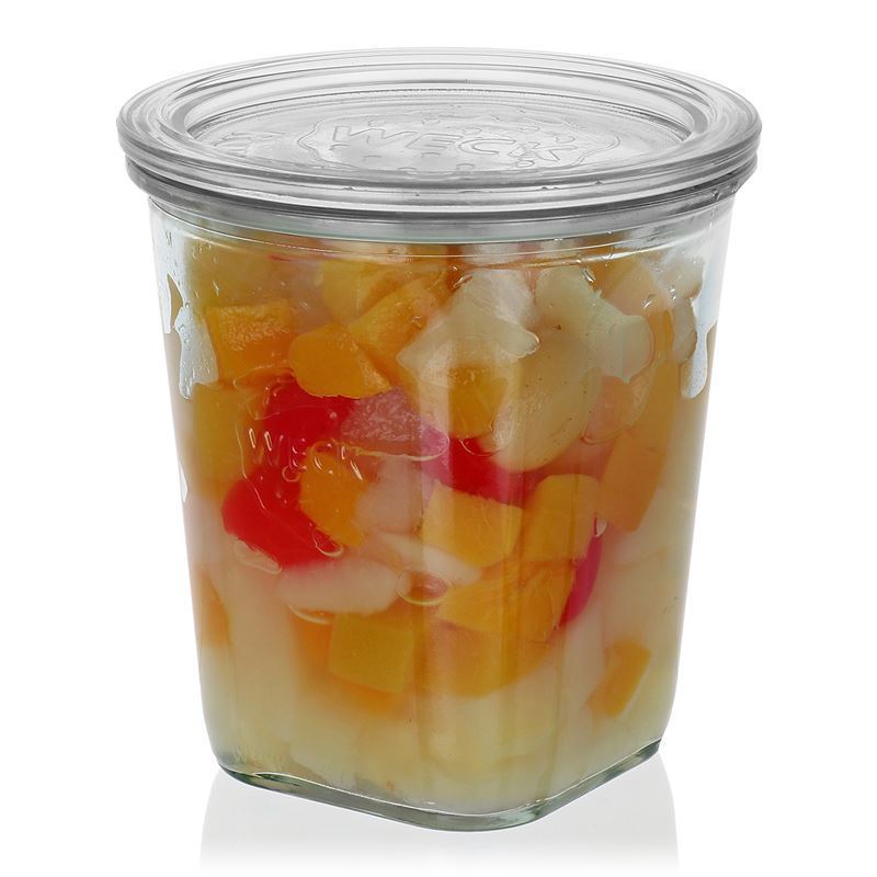 Weck 545 ml Quadro Saklama ve Konserve Kavanozu