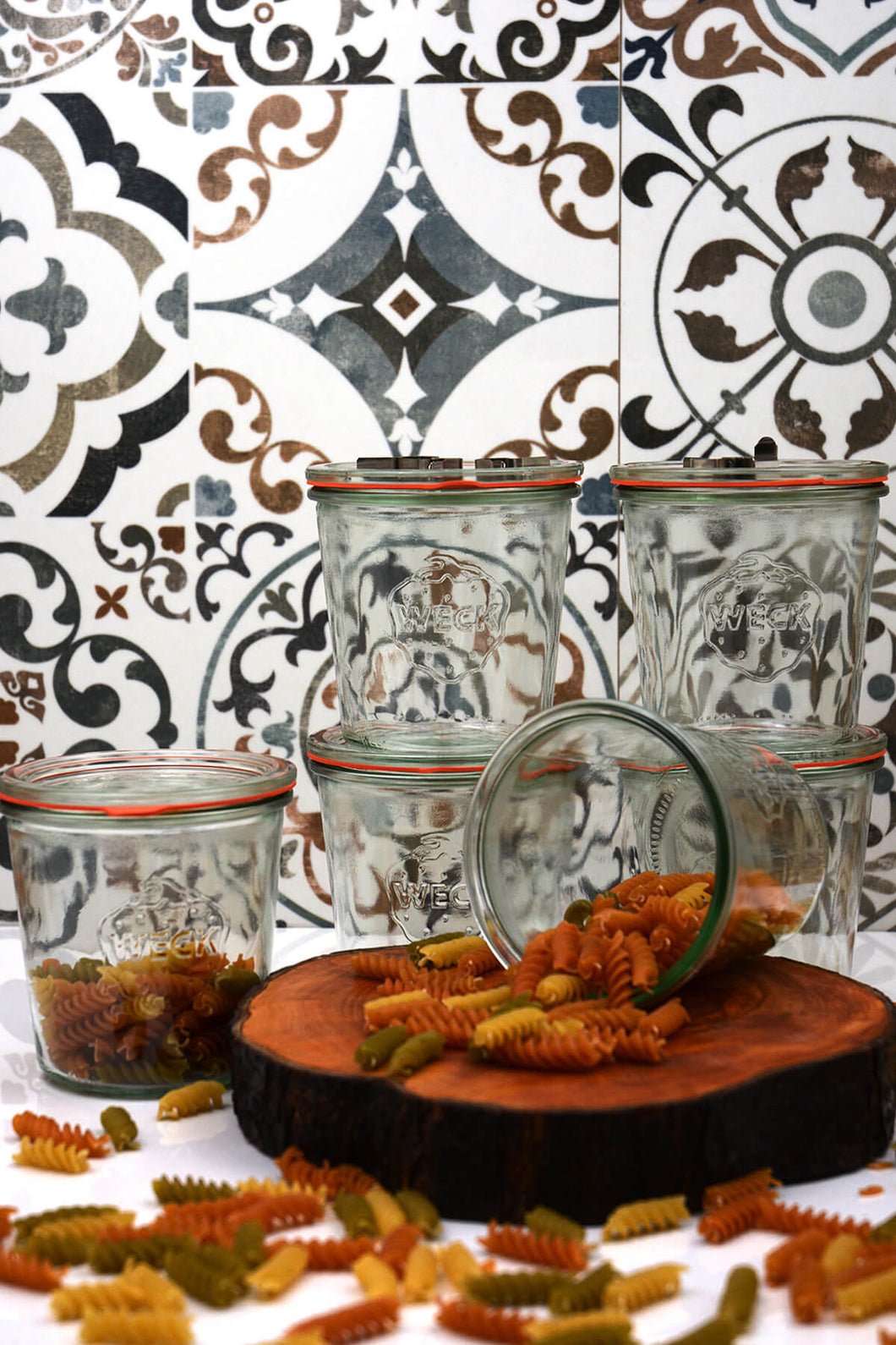 Weck 580 ml Mold Saklama ve Konserve Kavanoz Seti 6 Adet