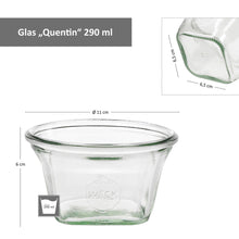 Görseli Galeri görüntüleyiciye yükleyin, Weck 290 ml Quadro Saklama ve Konserve Kavanozu
