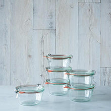 Görseli Galeri görüntüleyiciye yükleyin, Weck 290 ml Mold Kısa Saklama Kavanoz Set ( 6 Adet )
